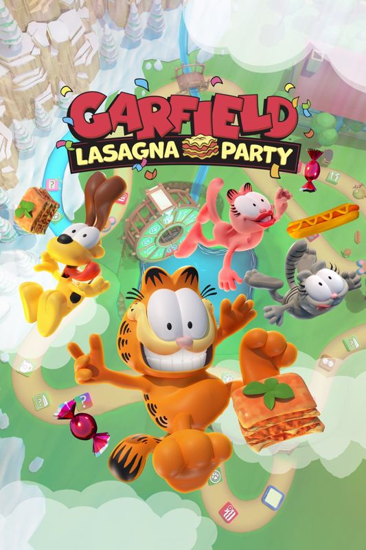 Garfield Lasagna Party box art for Xbox Series X